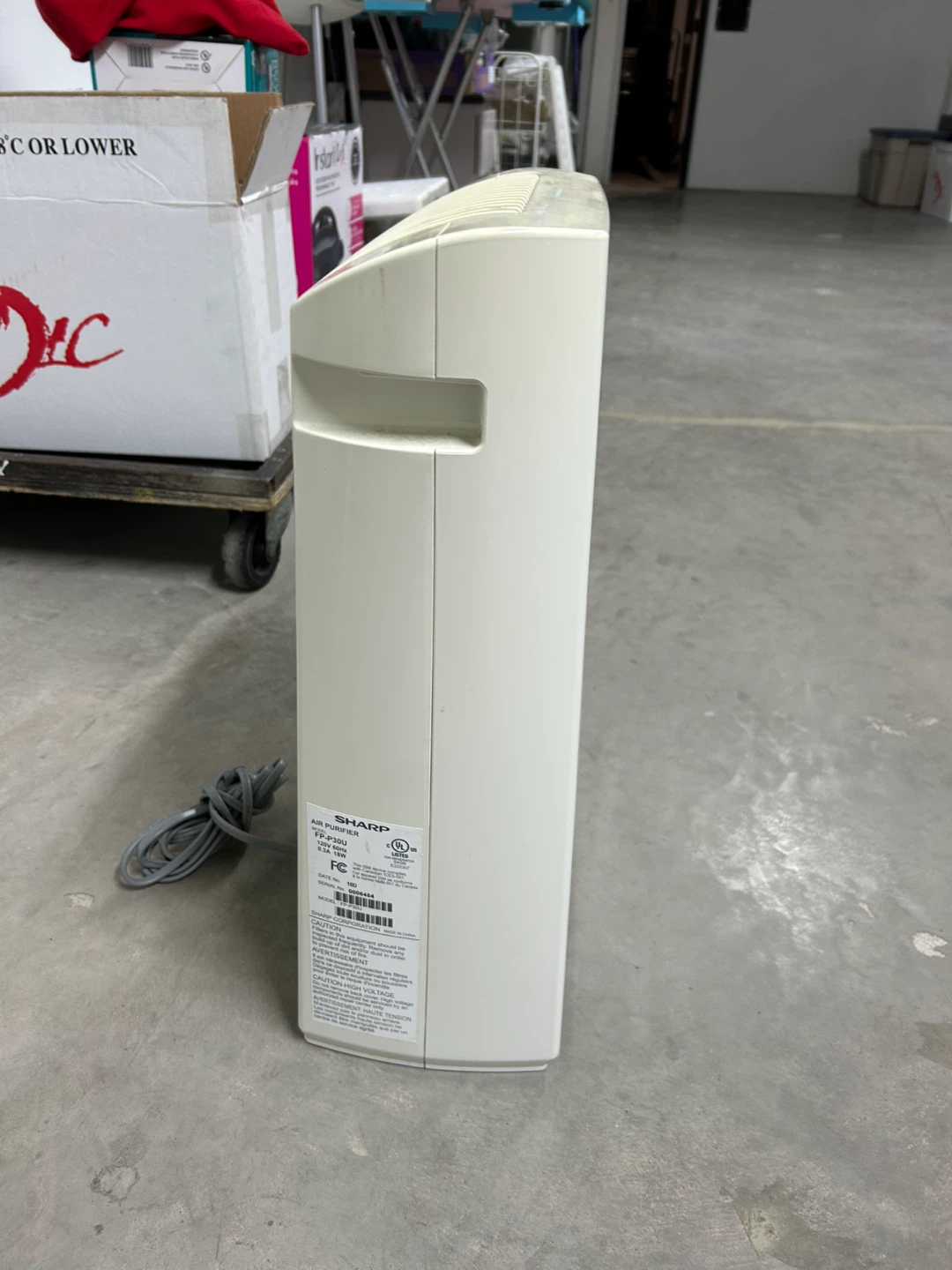 Sharp Plasmacluster Air Purifier - photo 2