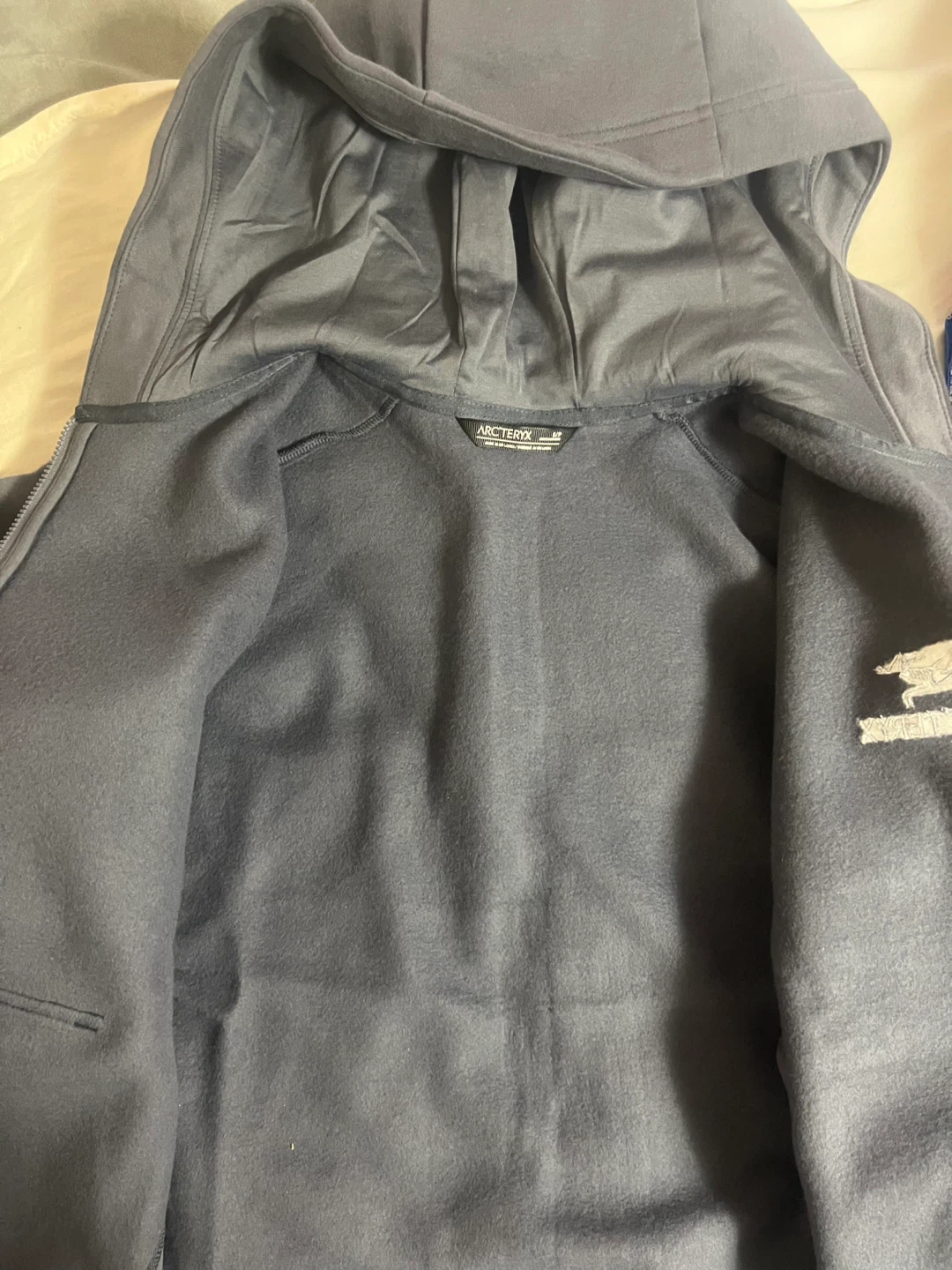 Arc'teryx Emblem Full-Zip Hoody M - DK Stratus - Small - photo 2