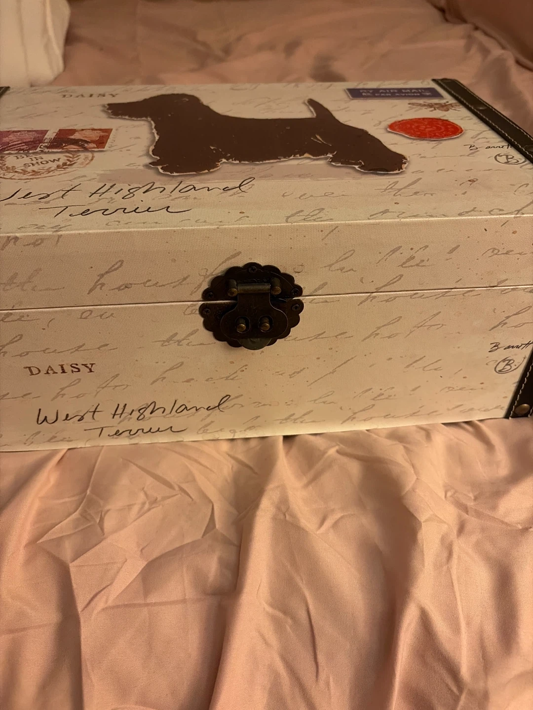 Decorative Storage Box with West Highland Terrier Design - photo 2