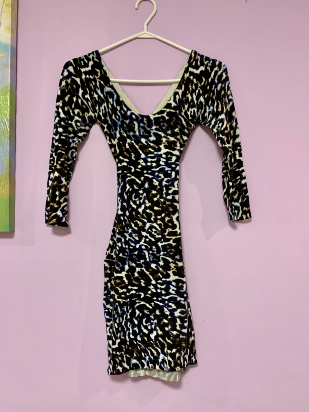 Women's Guess Leopard Print Sweater Dress