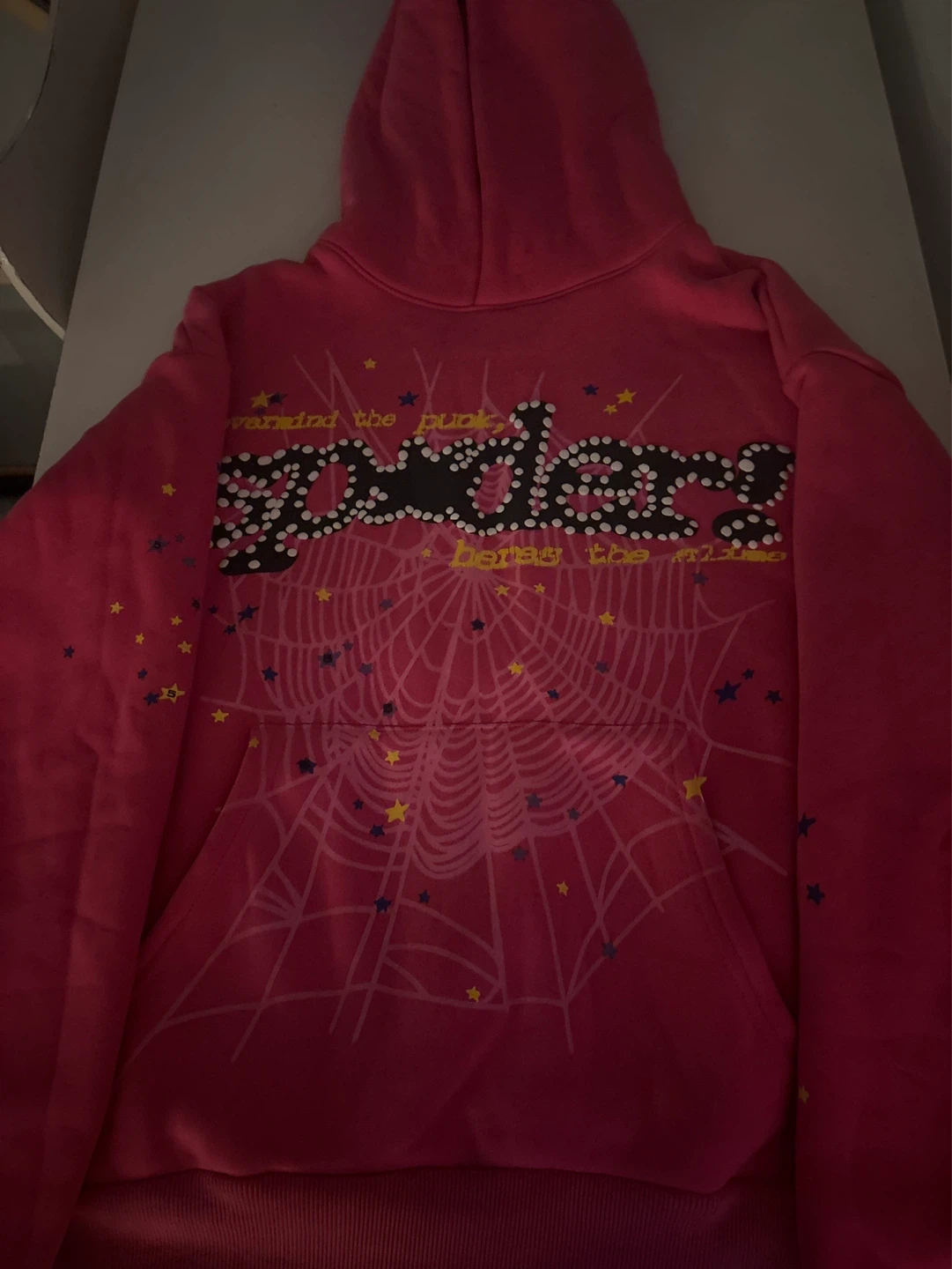 Spider Worldwide Hoodie - Pink - Medium 100% authentic