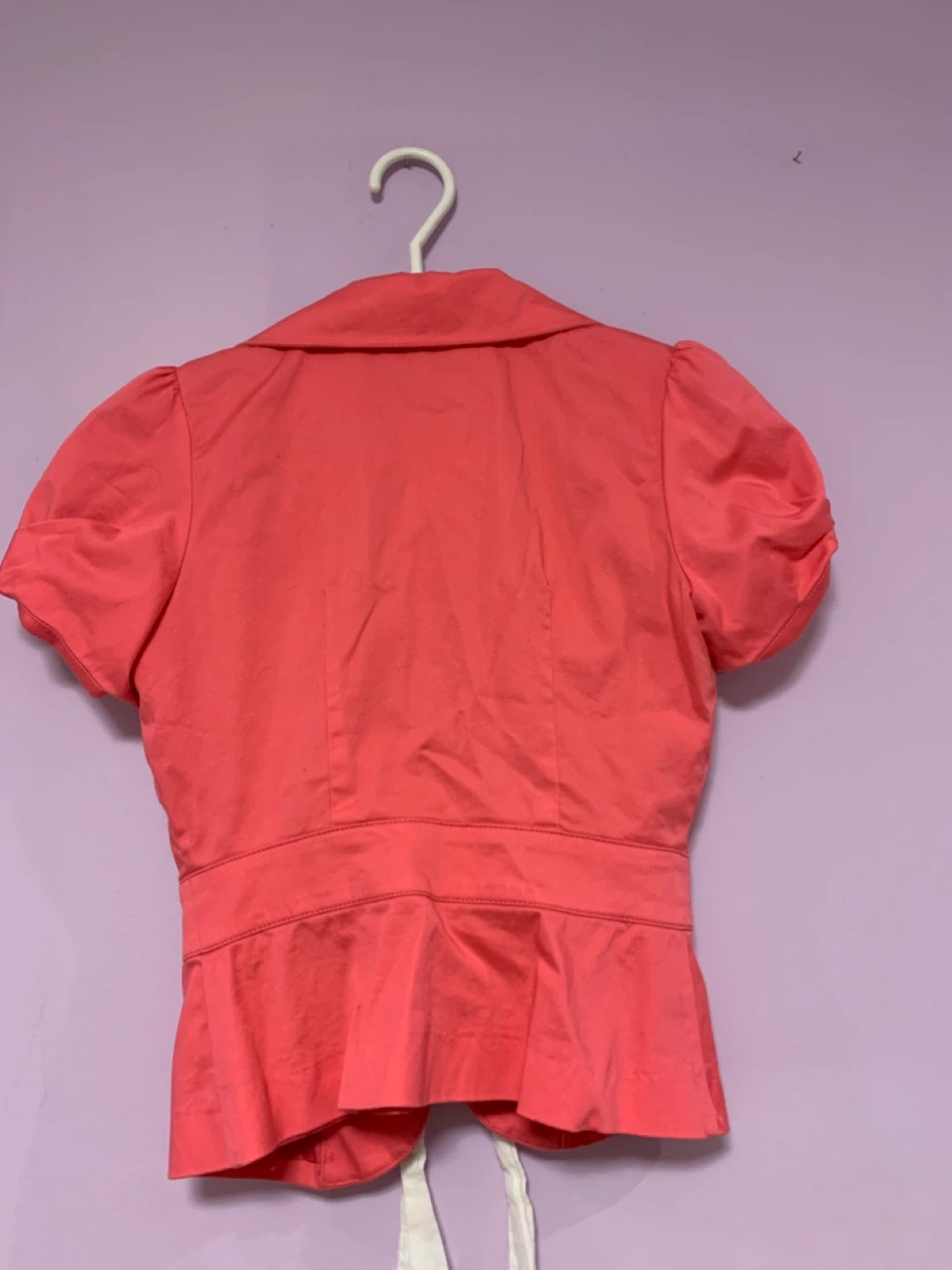 Oodji Pink Puff Sleeve Blazer Size XS - photo 2