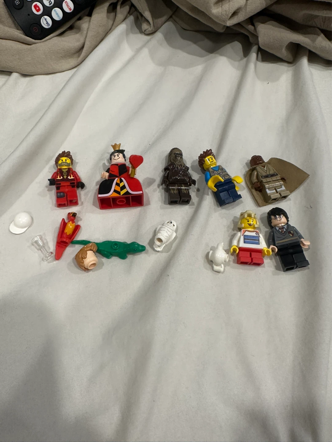 Collection of LEGO Minifigures and Accessories