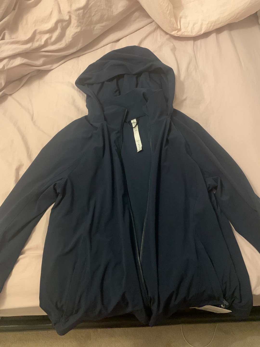 Lululemon Navy Blue Hooded Jacket Size 10