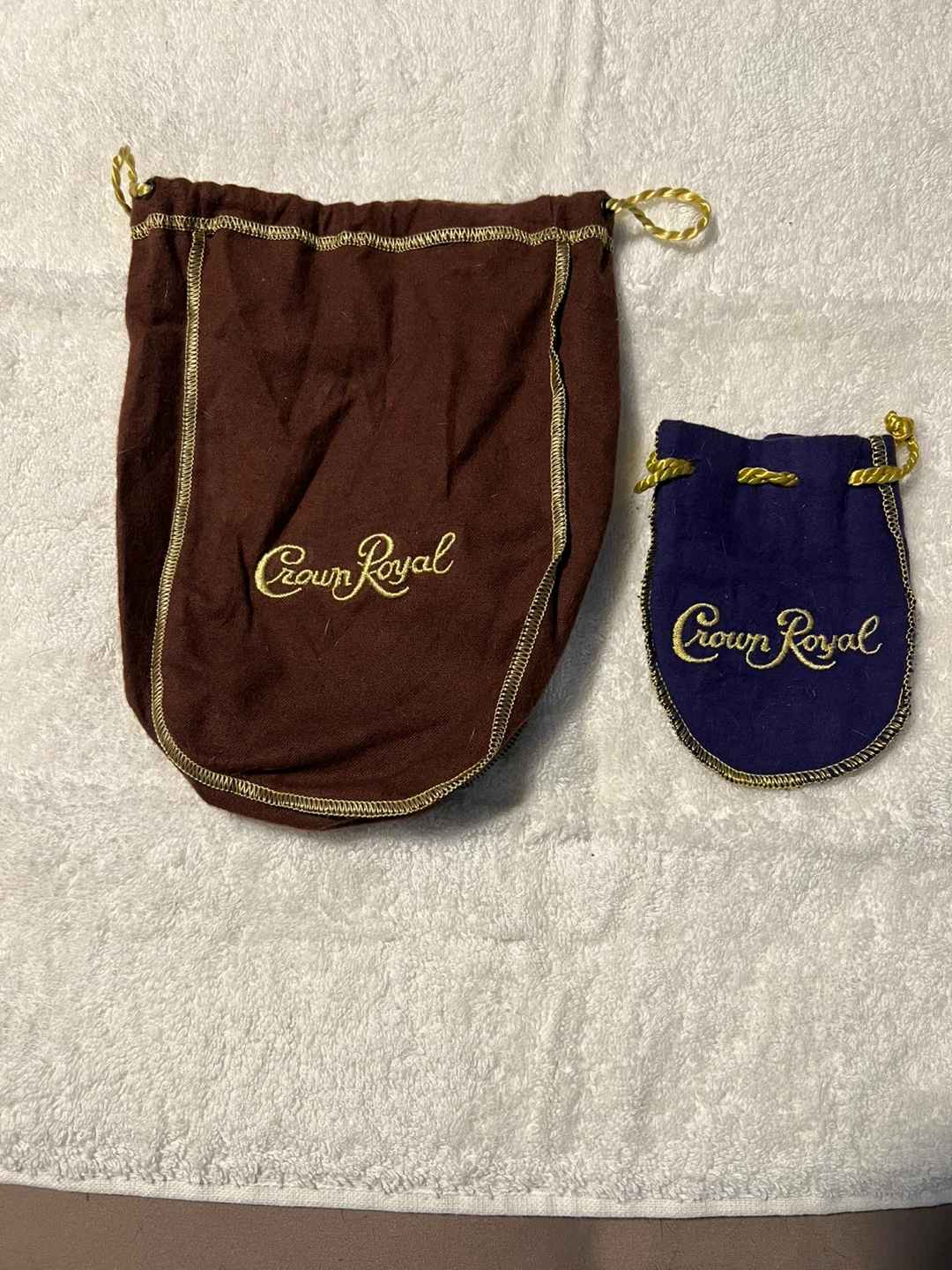 2 Crown Royal Bags