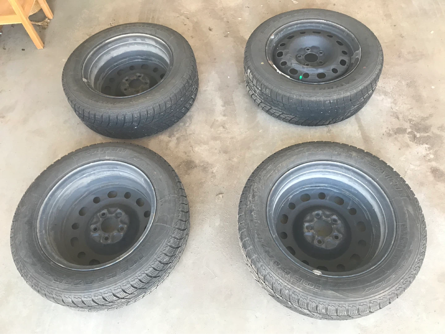 I season use. Winter tires Sailun Ice Blazer 215/60R16 (4)