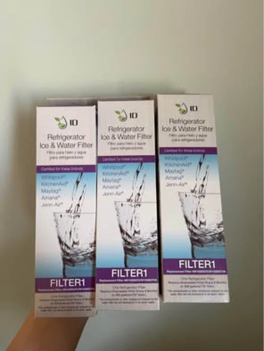 Refrigerator Ice & Water Filter (3 Pack)