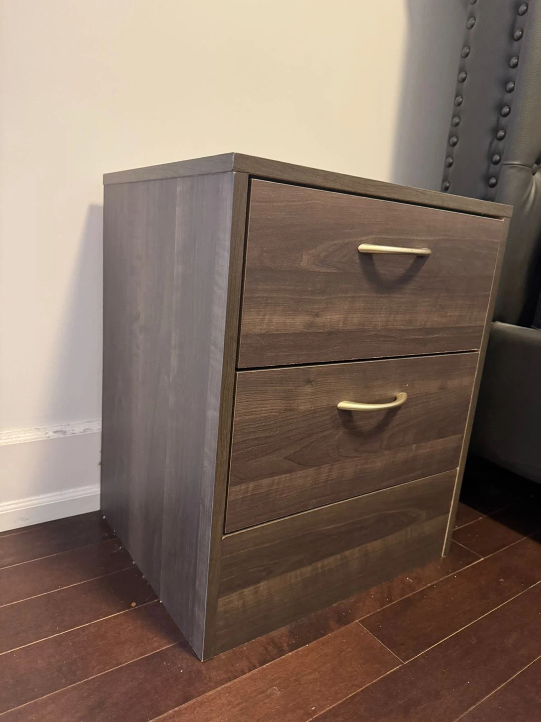 2 x Two-drawer bedside table - photo 2