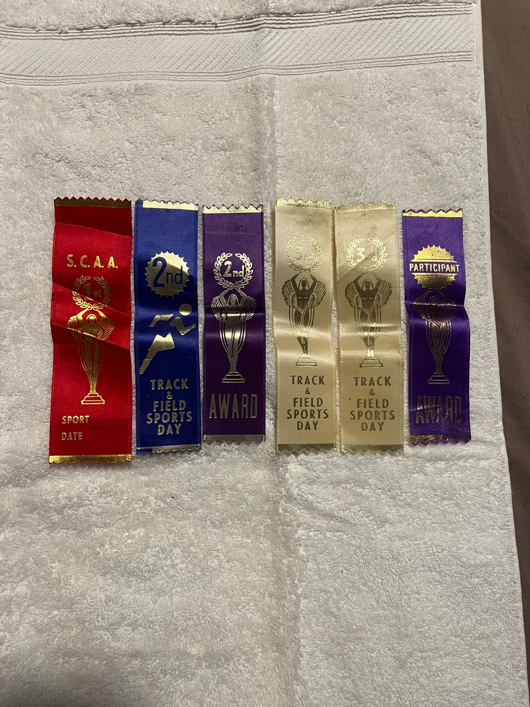 Vintage Track & Field Ribbons