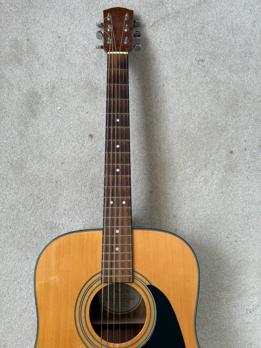 Fender DG-8S NAT Acoustic Guitar - photo 2
