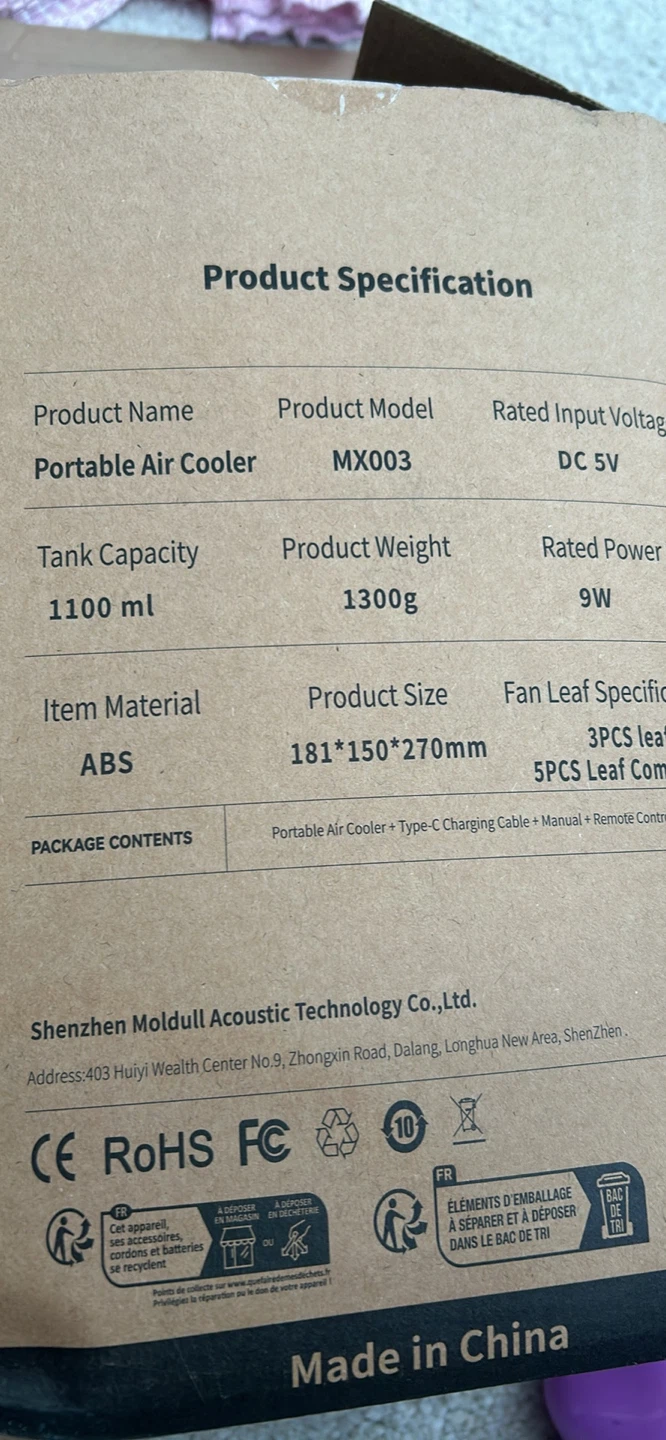 New Portable Air Cooler Fan - photo 3