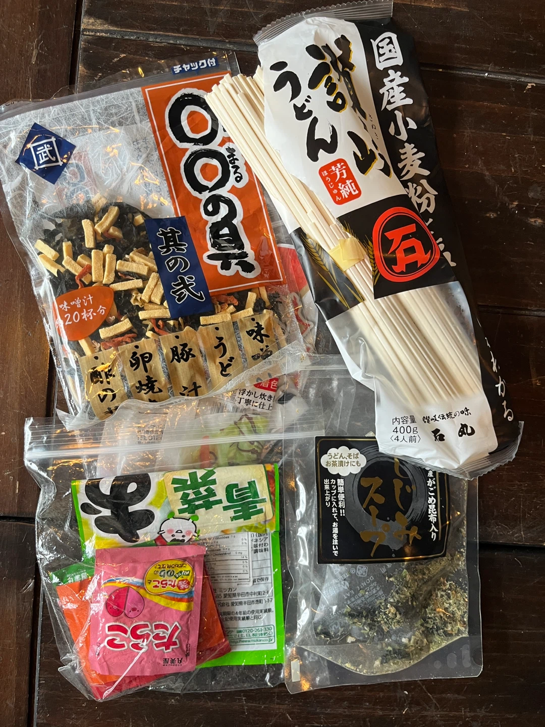 Japanese seasonings & noodles