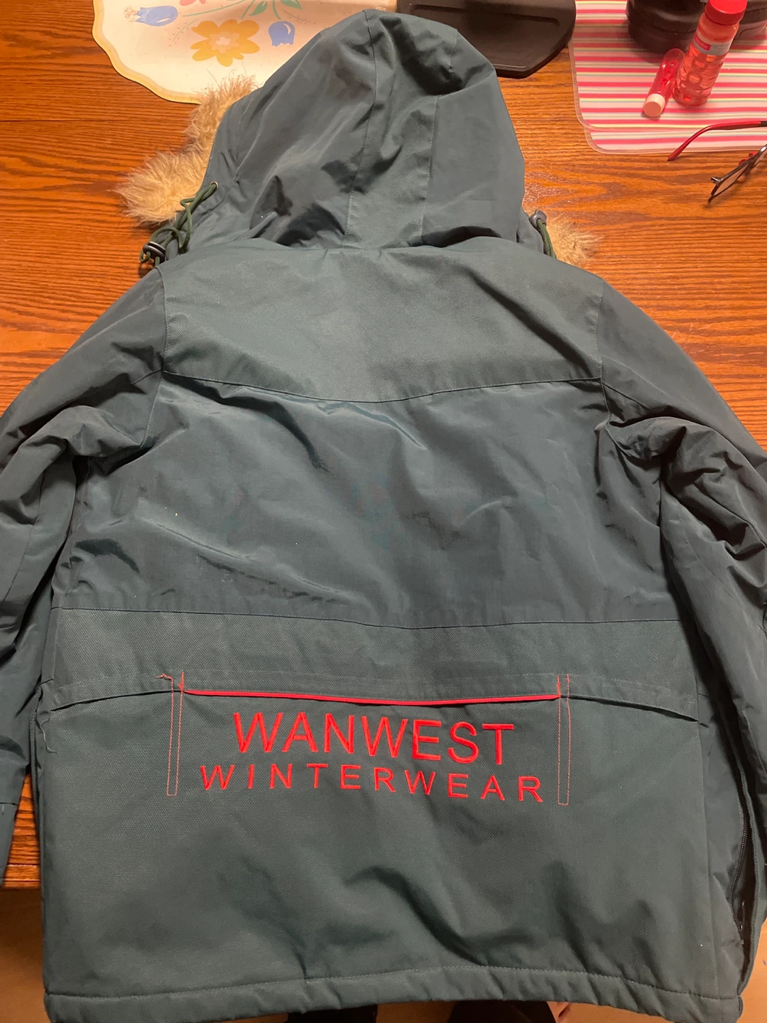 WANWEST Winterwear Parka Jacket - Teal - Size S - photo 5