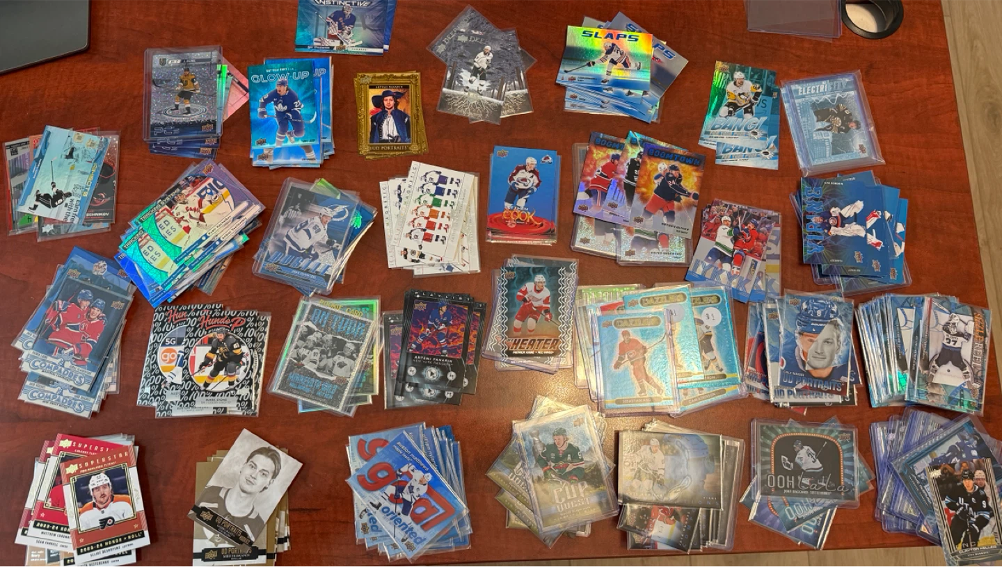 Assorted NHL Hockey Cards- Inserts Upper Deck