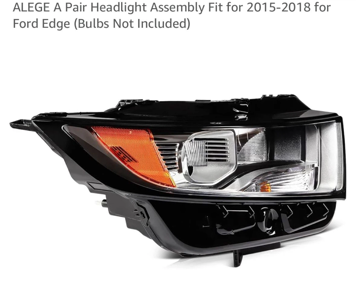 ALEGE A Pair Headlight Assembly for 2015-2018 Ford Edge - photo 4