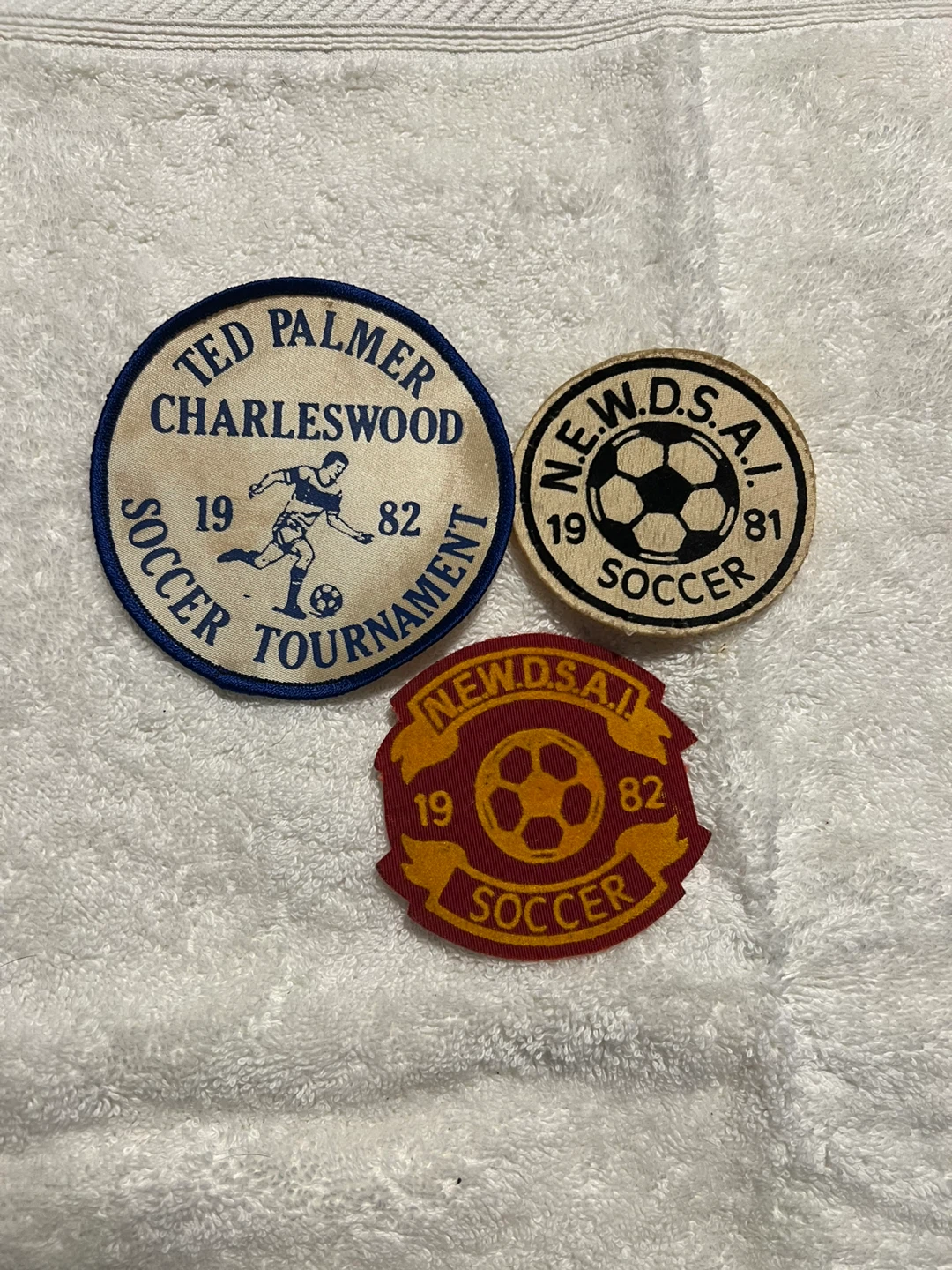 Vintage Soccer Patches