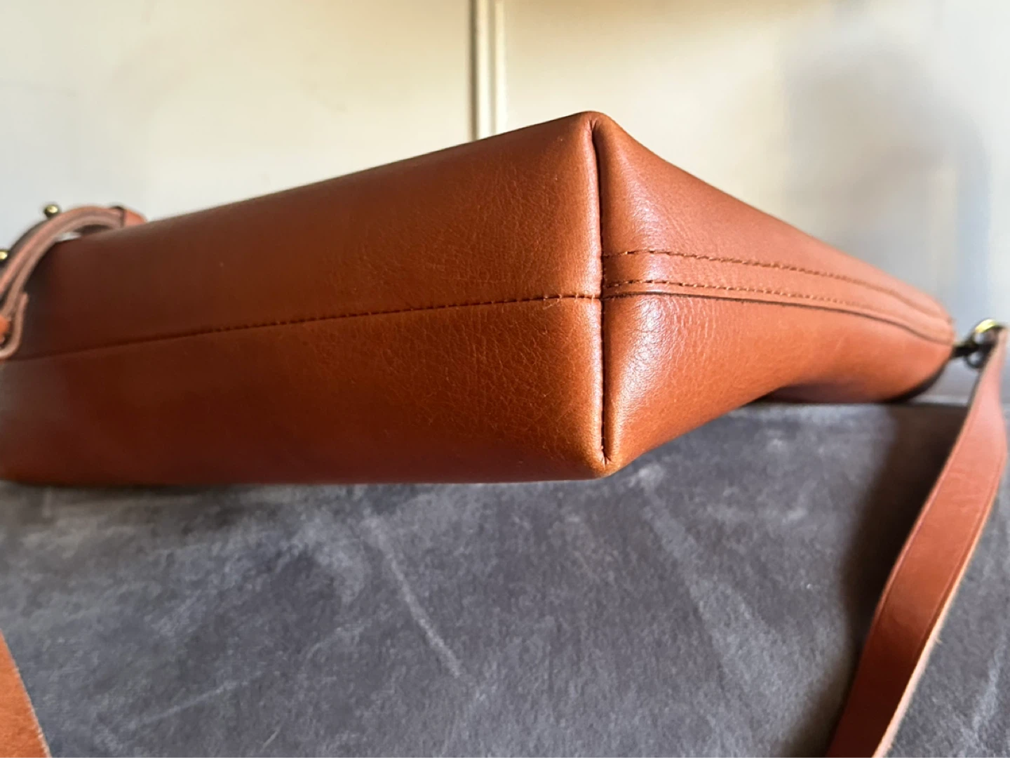 Madewell Transport Small Tote Crossbody Bag Brown - photo 4