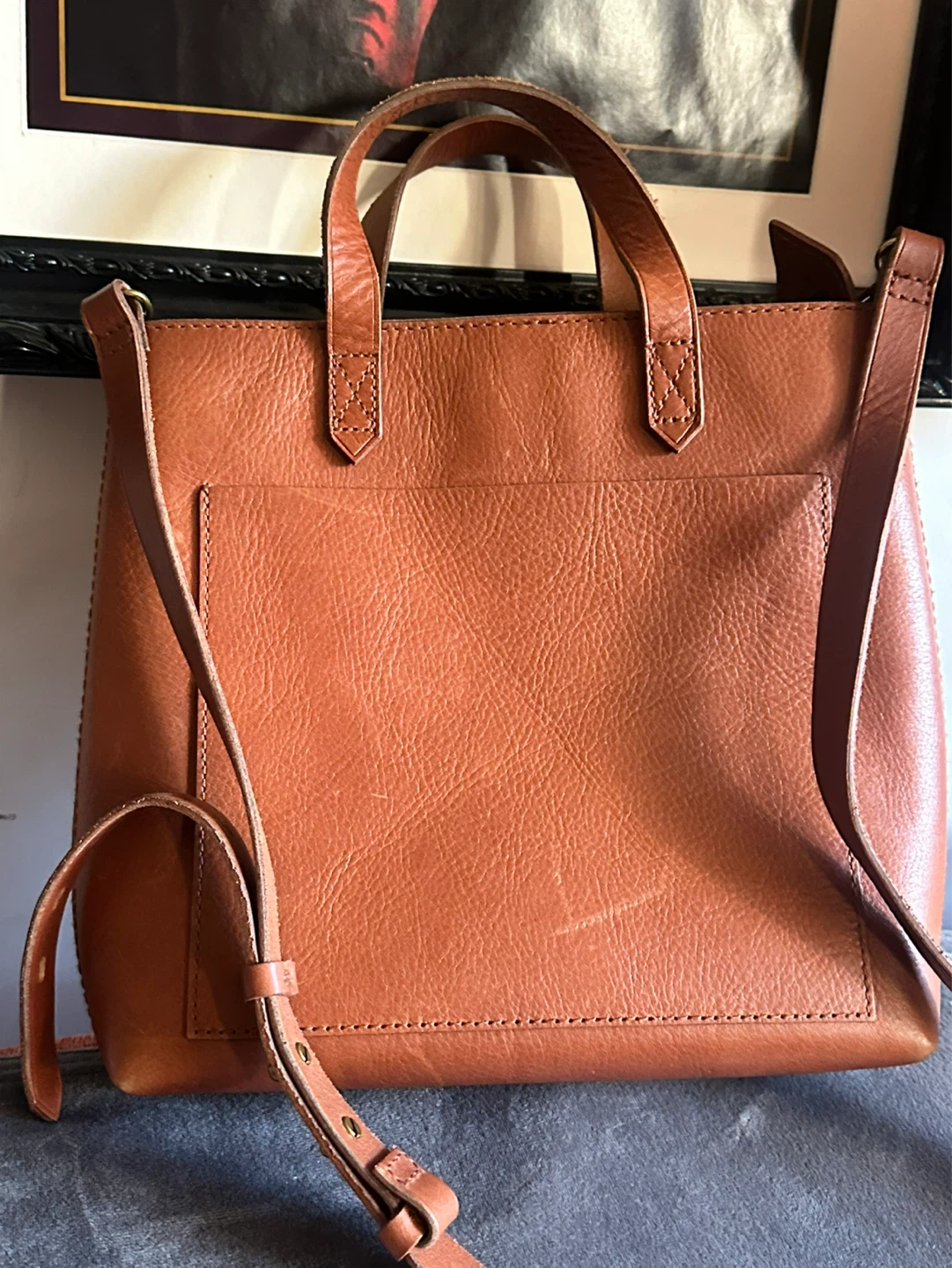 Madewell Transport Small Tote Crossbody Bag Brown - photo 2