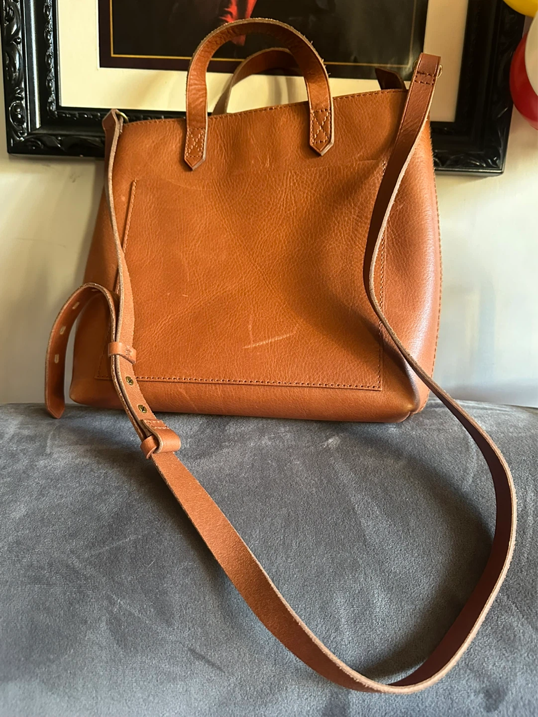 Madewell Transport Small Tote Crossbody Bag Brown - photo 3