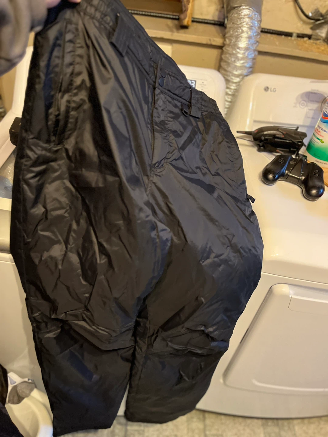 Civics Black Insulated Ski Pants L/G