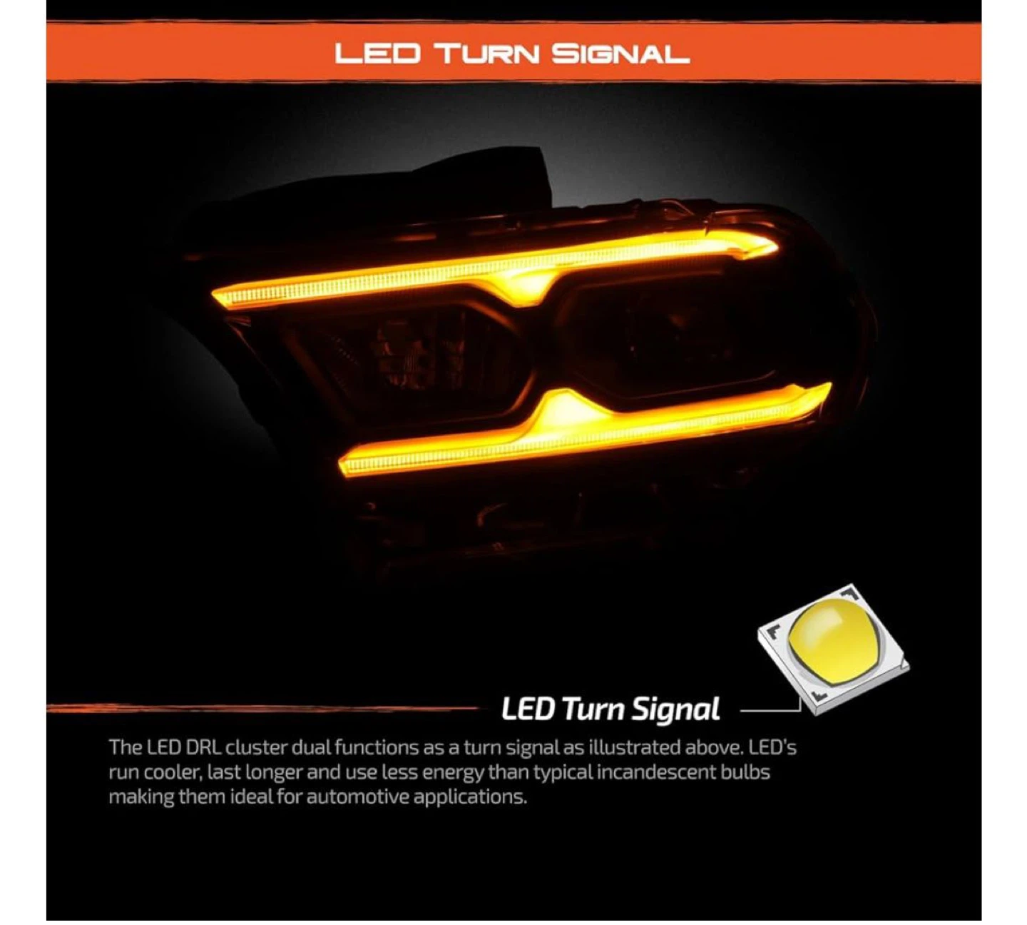 LED Headlight Assembly for Dodge Durango - photo 3