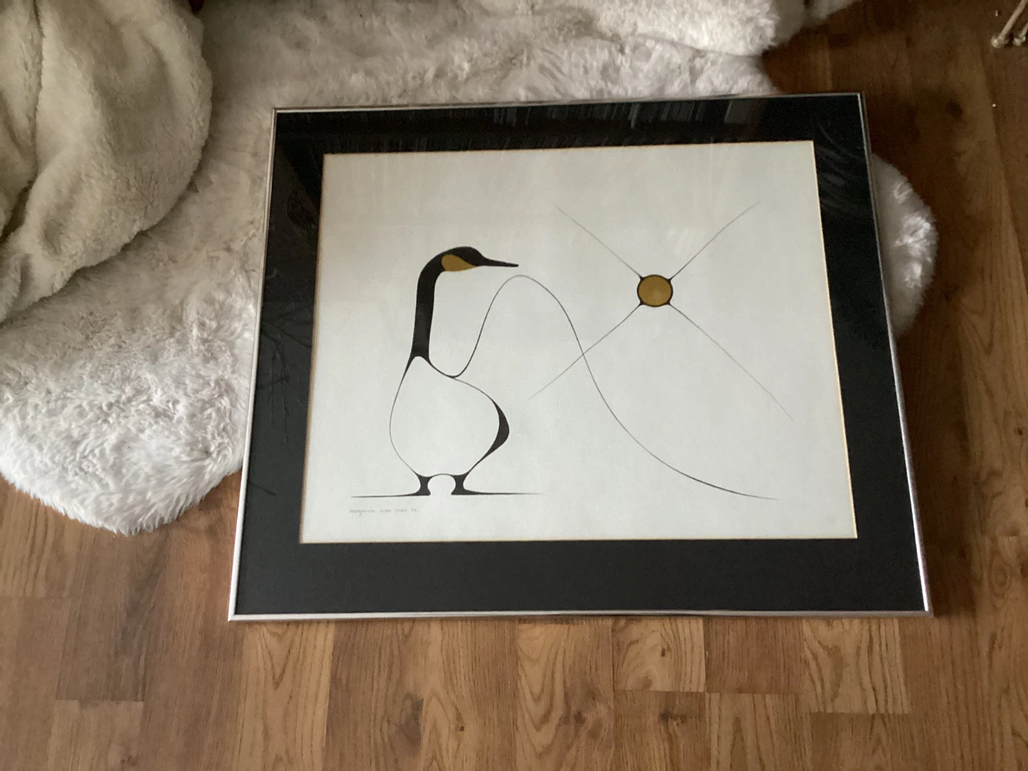 Benjamin Chee Chee "The Goose" Print 1974