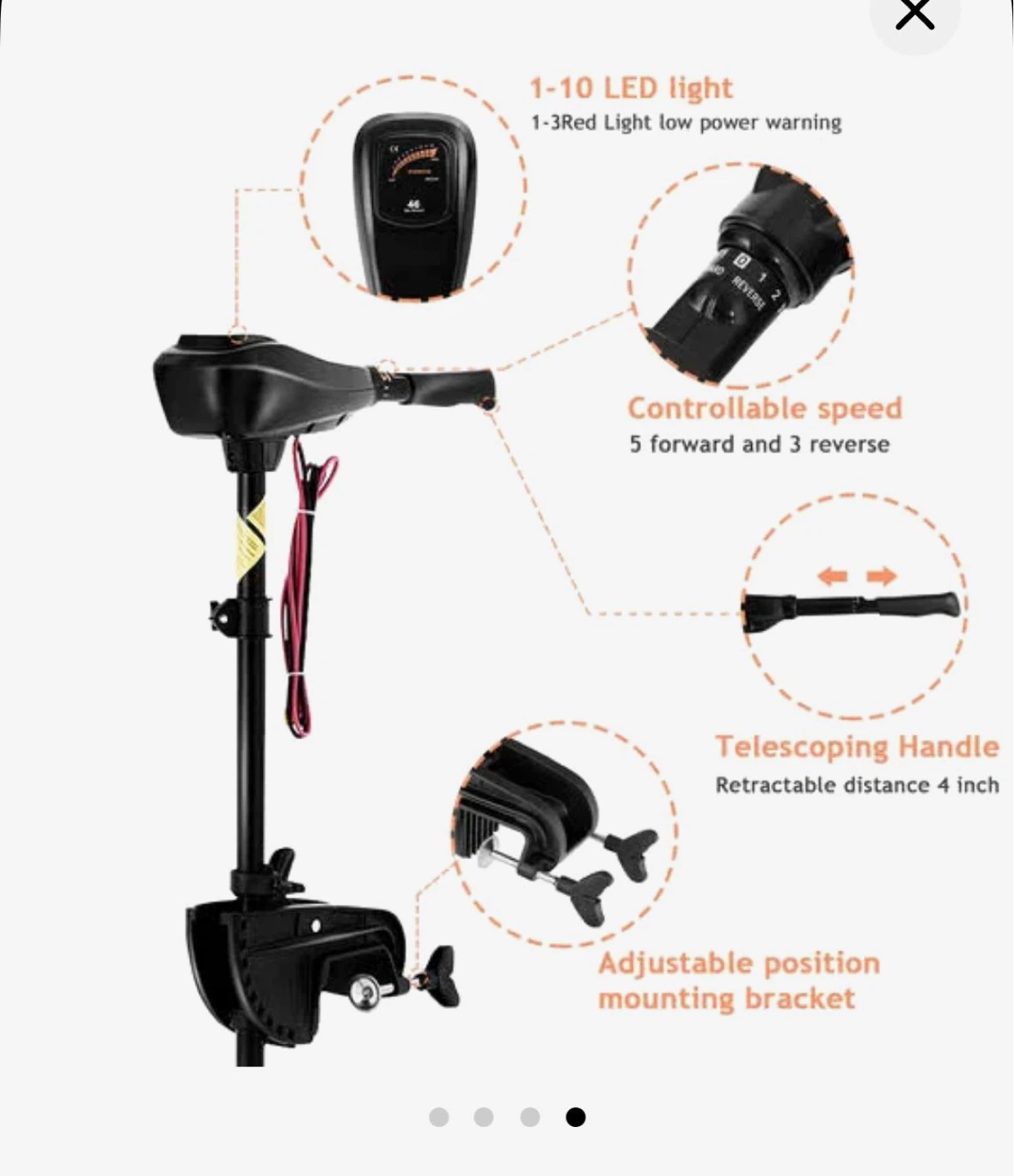 DC24V Electric Trolling Motor - photo 4