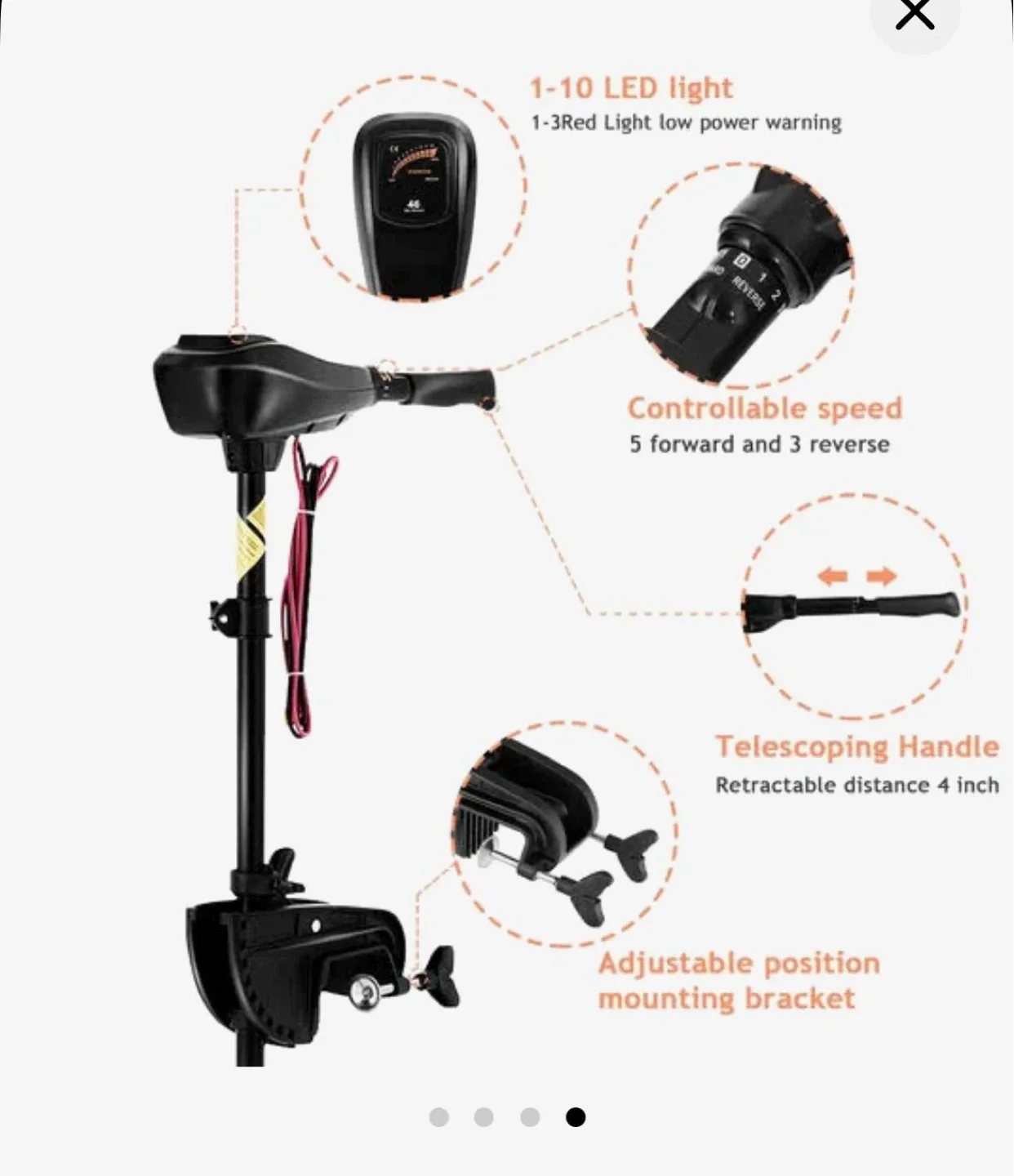 DC24V Electric Trolling Motor - photo 4