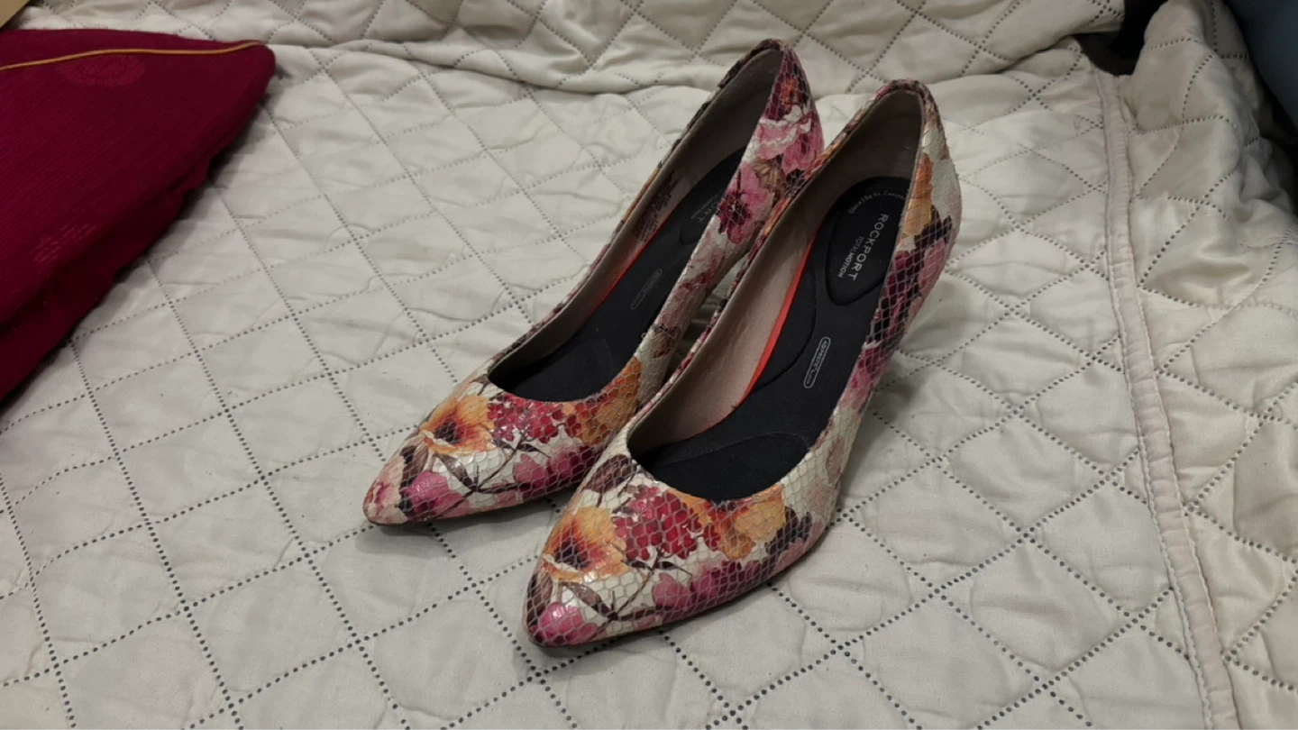 🌱 Rockport Women's Floral Print Heels - photo 2