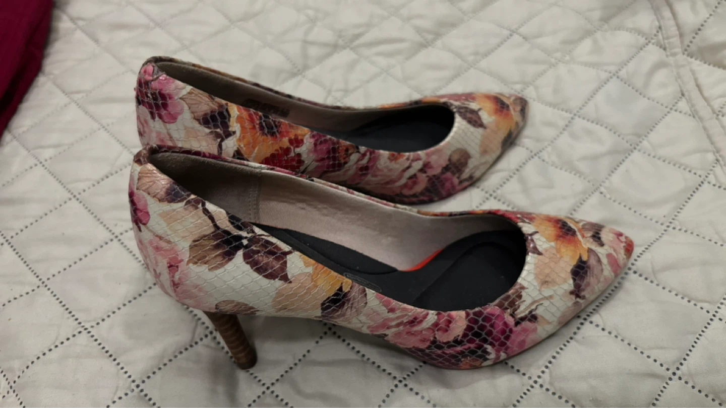 🌱 Rockport Women's Floral Print Heels - photo 3