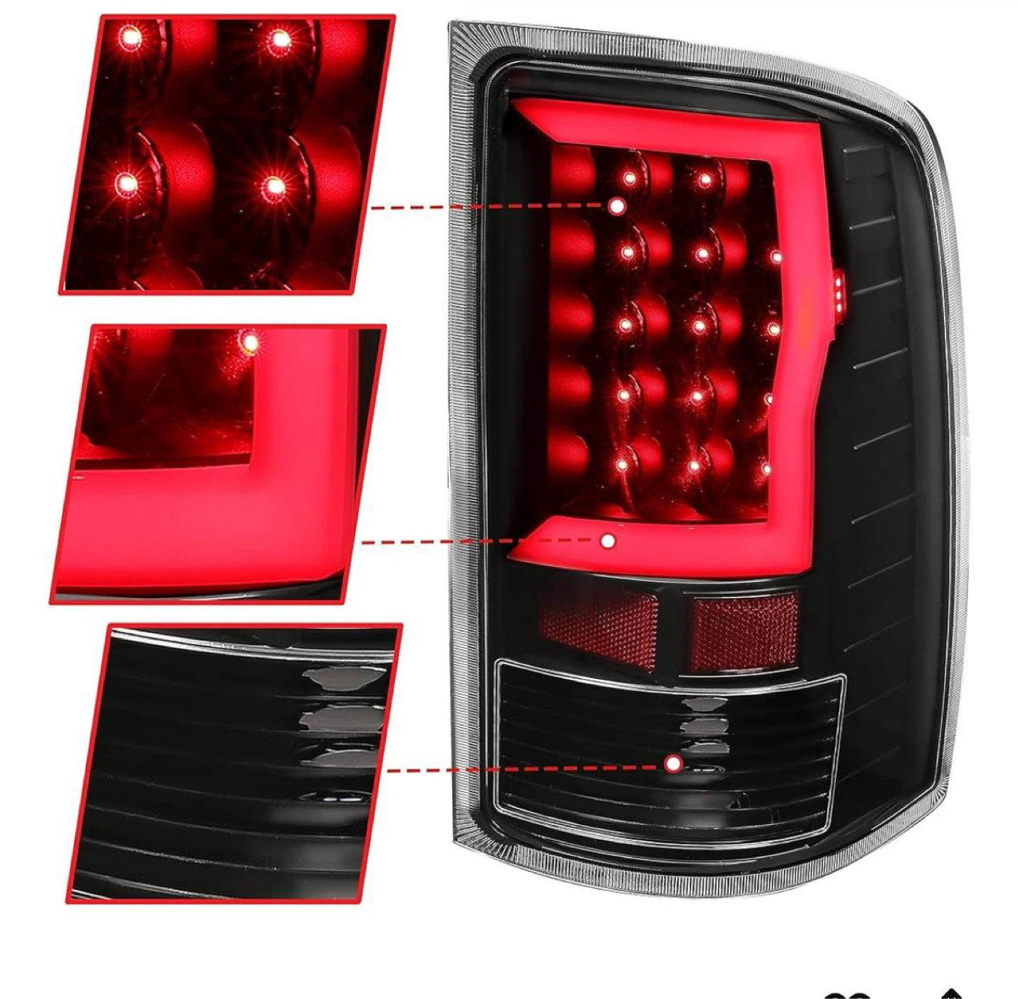 HECASA Tail Lights for 2007-2014 GMC Sierra - photo 4