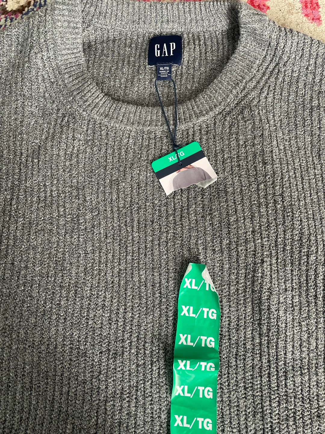 GAP Grey Ribbed Sweater XL/TG - photo 3