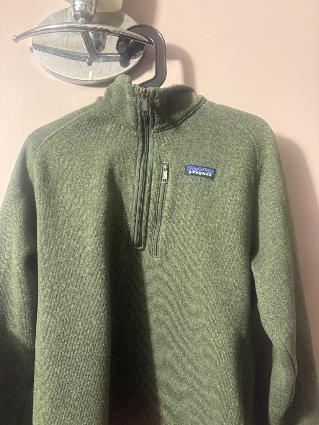 Patagonia 1/4 Zip Pullover Sweater - Green
