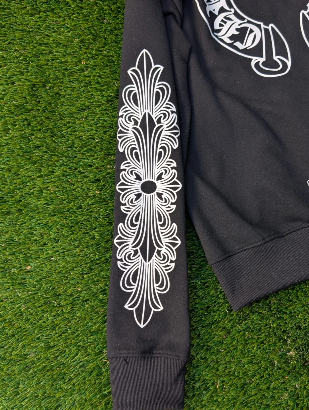 Chrome Hearts Black Zip-Up Hoodie Size S - photo 3