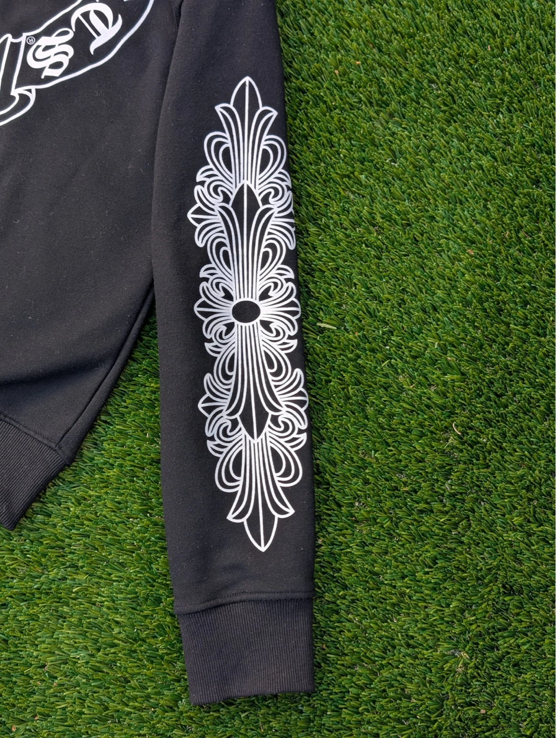 Chrome Hearts Black Zip-Up Hoodie Size S - photo 4