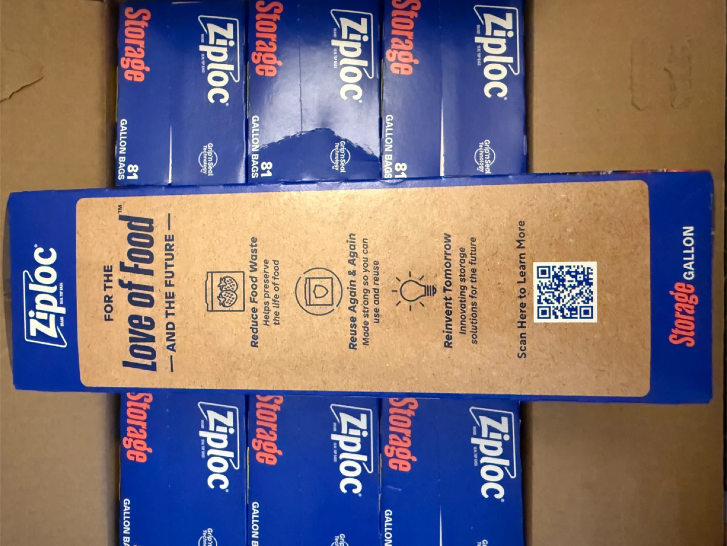 Ziploc Gallon Storage Bags – Mega Pack (81 Bags) – New - photo 2