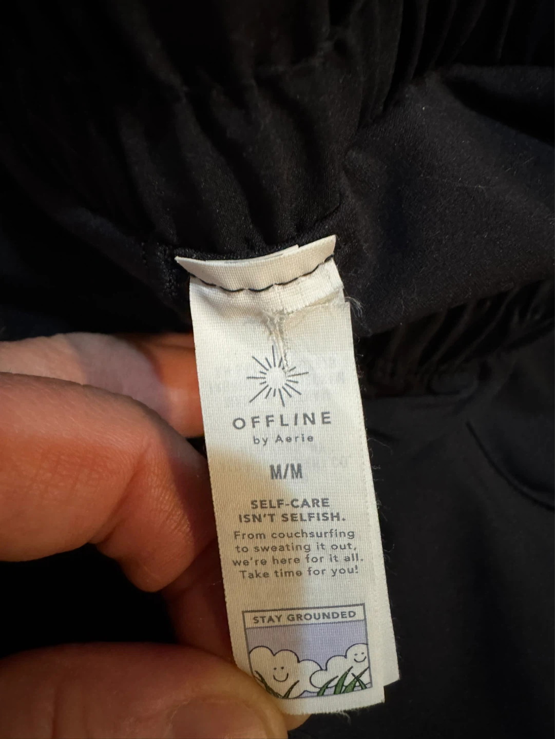 OFFLINE by Aerie Black Low Rise Running Shorts Size M/M - photo 3