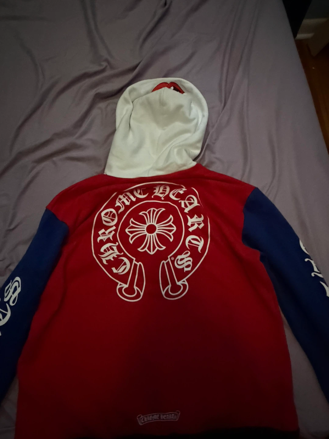 Chrome Hearts Hoodie Red Blue Black - photo 2