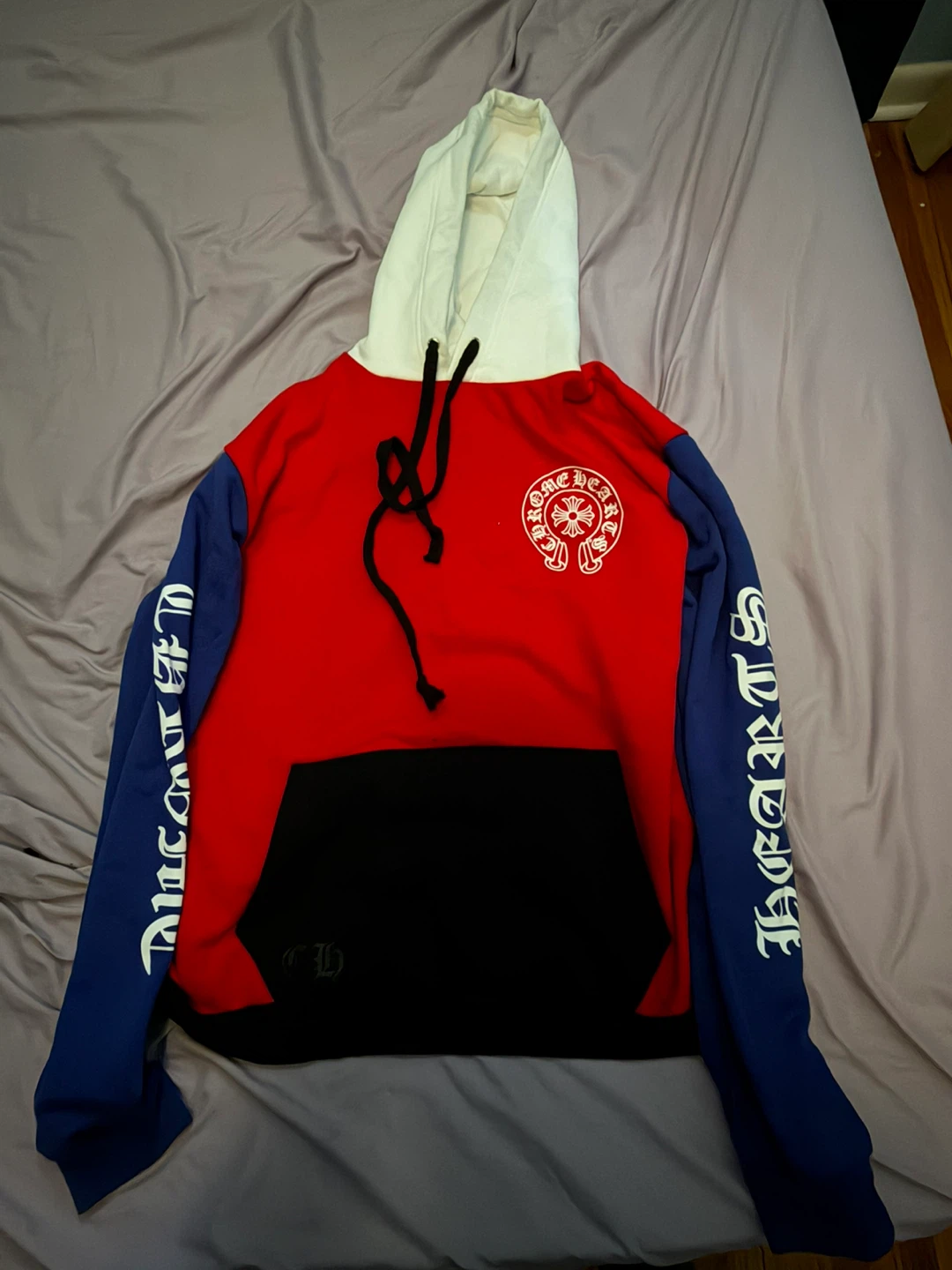 Chrome Hearts Hoodie Red Blue Black