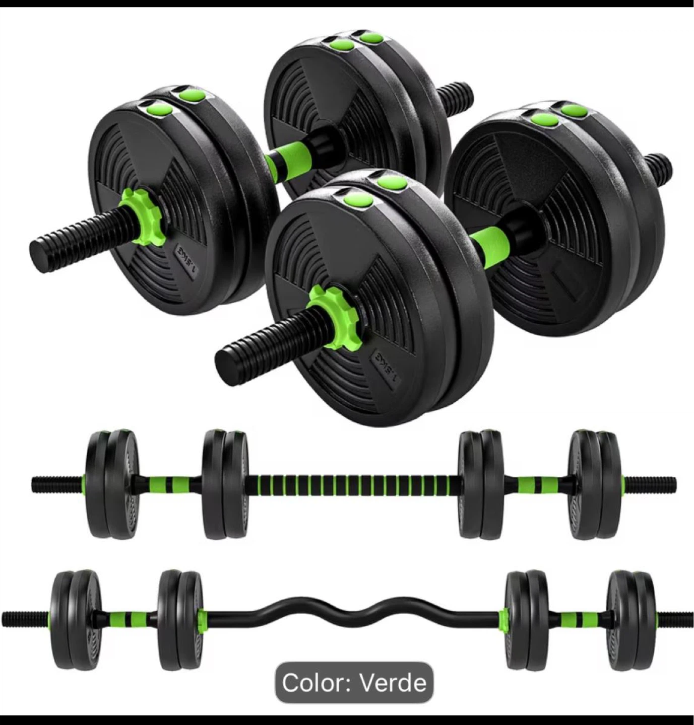 Adjustable Dumbbell and Barbell Set