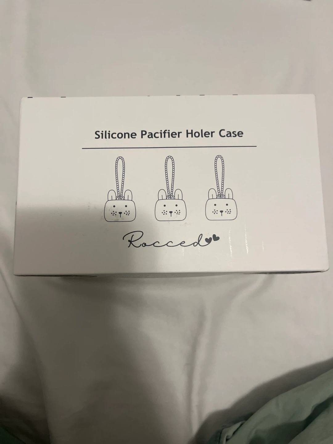 Baby Silicone Pacifier Holder Cases - Set of 3