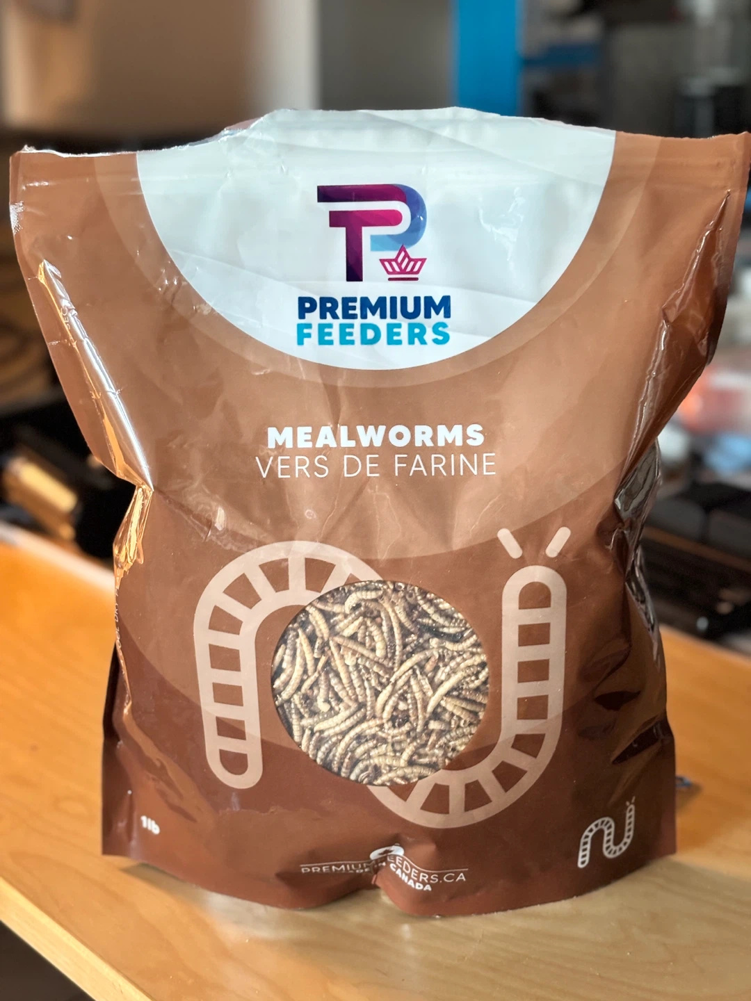 Premium Feeders Mealworms - 1lb Bag 🌱