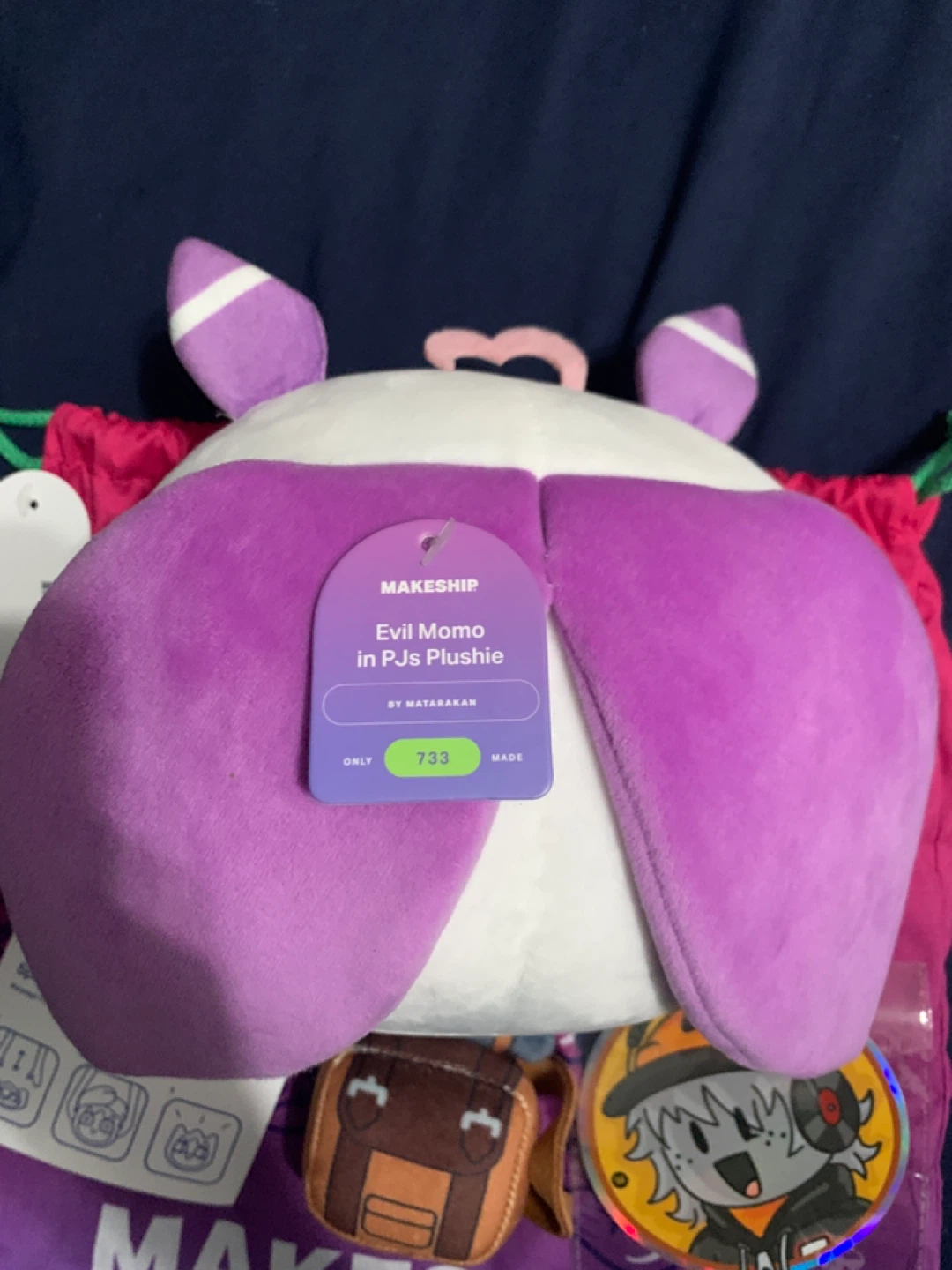 Makeship Evil Momo in PJs Plushie Plus Builderfan Accessories - photo 2