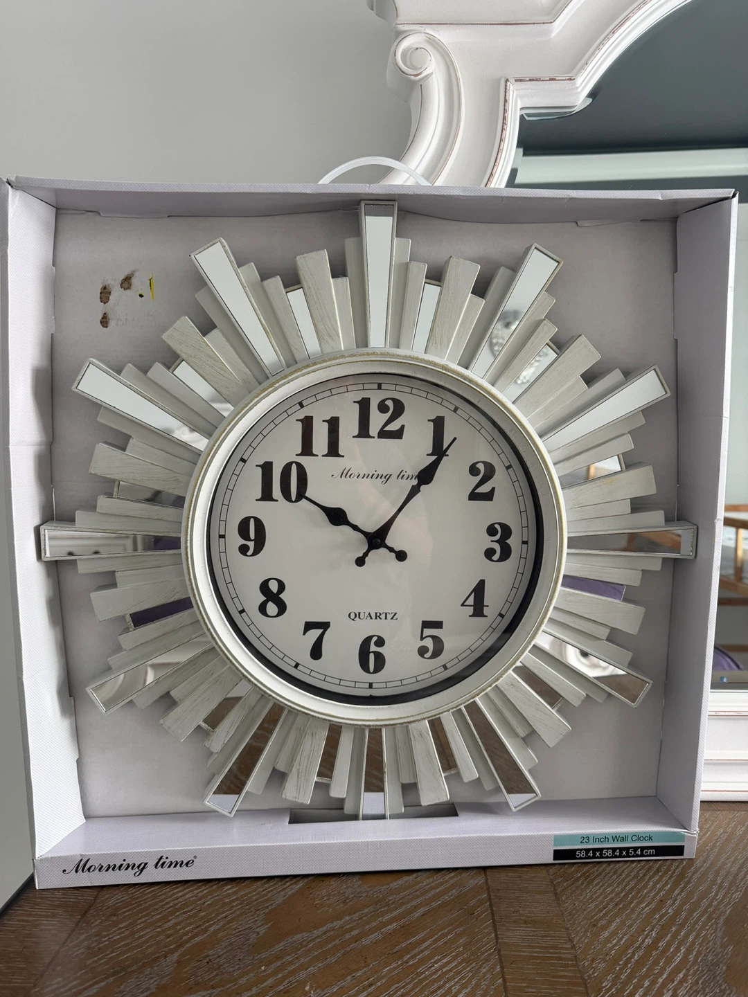 Morning Time 23 Inch Wall Clock