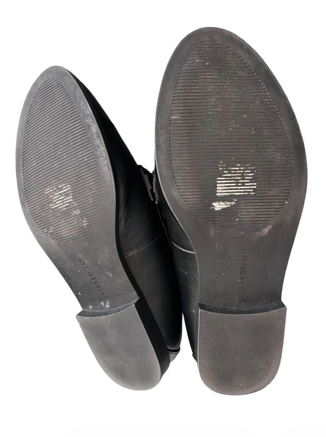 Lane Bryant Black Chain Loafers – Size 8W – Like New - photo 5