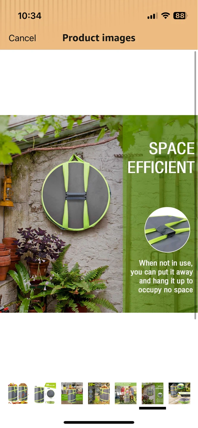 30+ Gallon Pop-Up Garden Waste Bag - photo 5