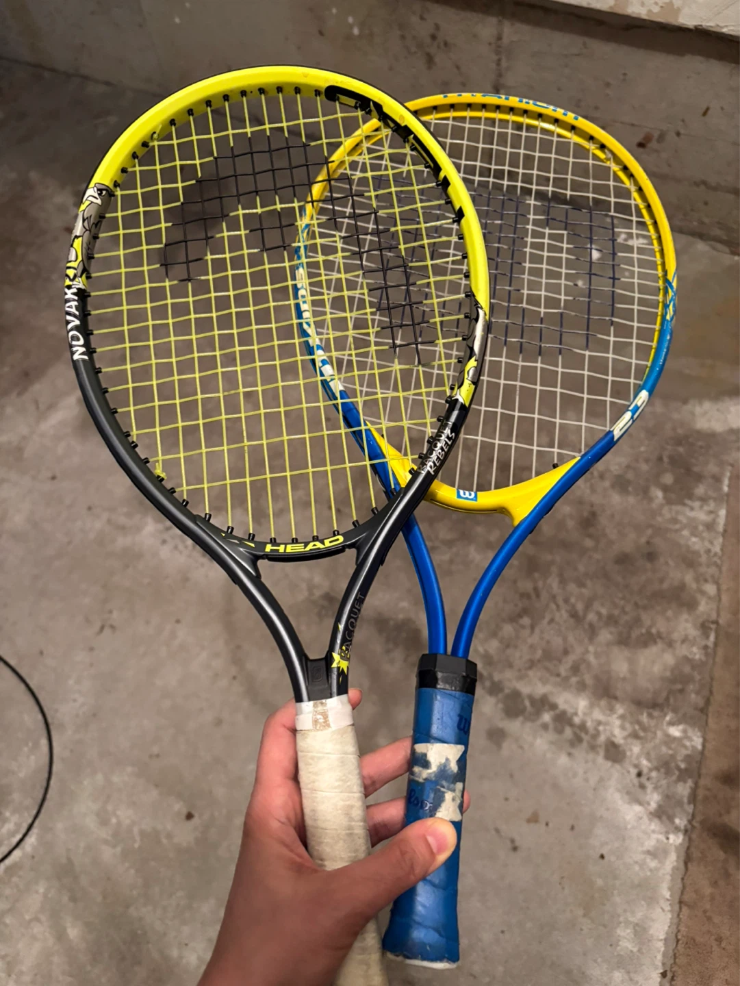 Head & Wilson Tennis Racquets