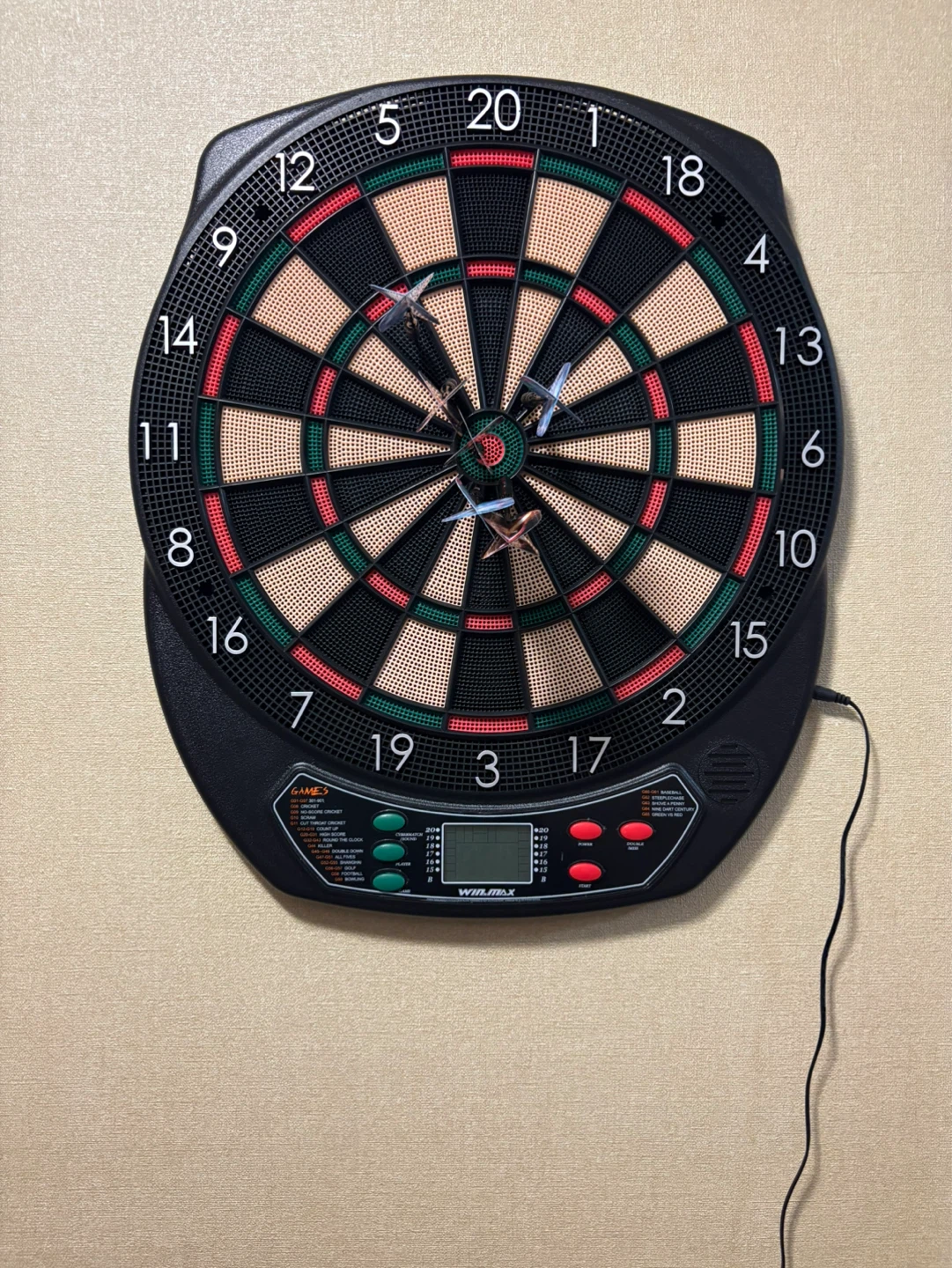 WIN.MAX Electronic Dartboard