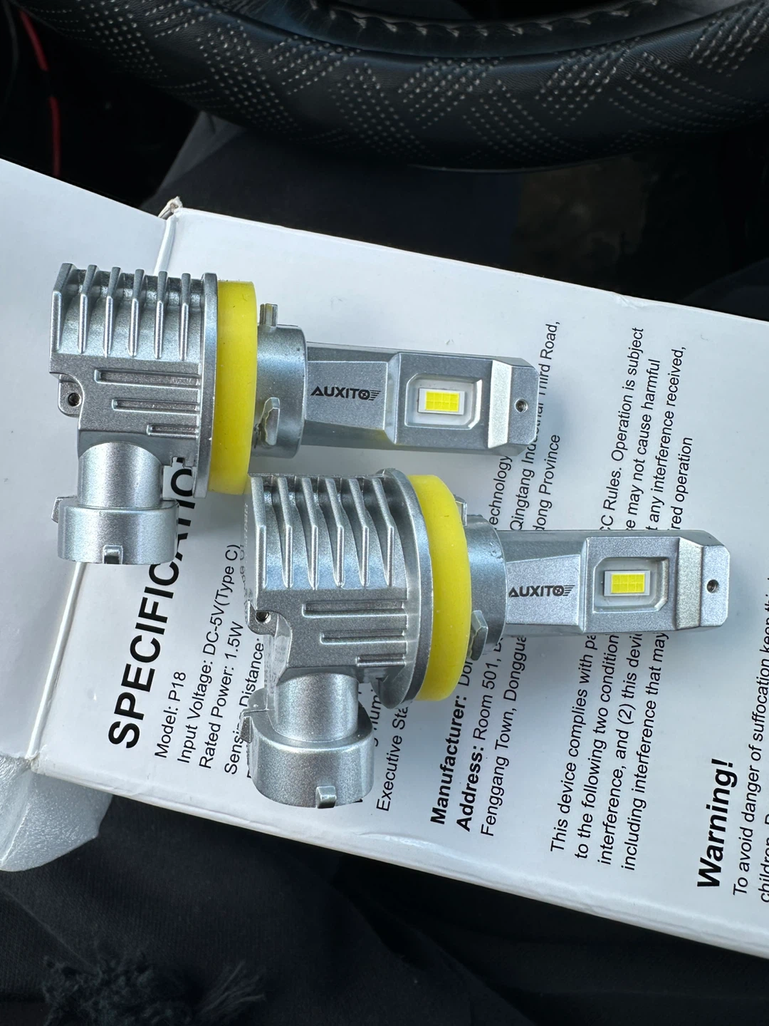 AUXITO H8/H9/H11 LED Headlight Bulbs - photo 2