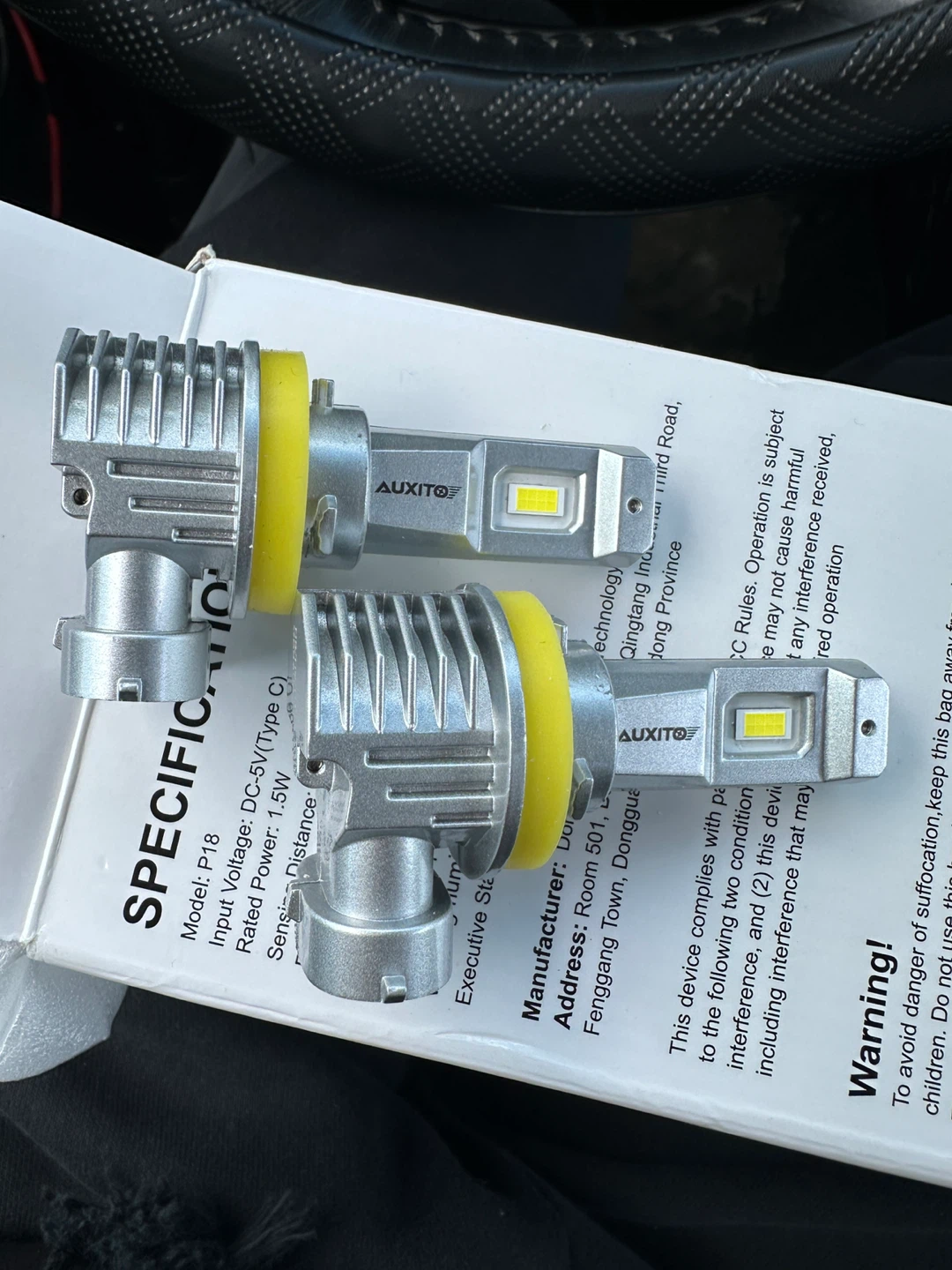 AUXITO H8/H9/H11 LED Headlight Bulbs - photo 3